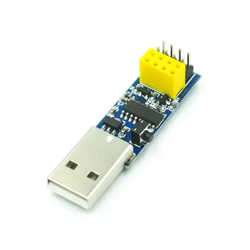 Adaptateur de programmeur ESP01 ESP-01 ESP-01S ESP8266 CH340G USB vers Carte développement Wi-Fi sans fil série
