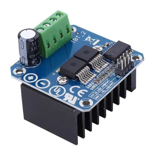 BTS7960, 43A, Module de Commande de Moteur pour Voiture Intelligente