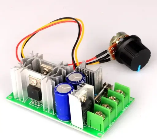 CC 12V 24V 36V 48V / 20A, ensemble de Contrôleur de Moteur, Module d’Entraînement PWM Haute Puissance à Vitesse Réglable