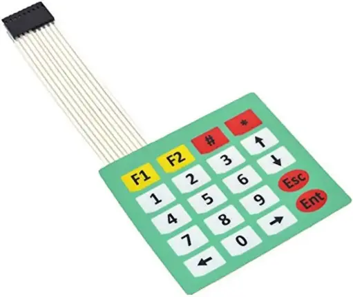 Clavier matriciel 4×5 à 20 touches, panneau de commande à membrane pour Arduino