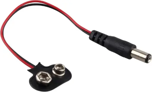 Connecteur 9V + Prise Jack 5.5x2.1mm