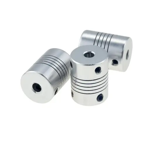 Coupleur flexible aluminium D19×L25 mm – Accouplement élastique arbre moteur CNC 3/4/5/6/6.35/7/8/10 mm – Pour encodeur, graveuse, imprimante 3D