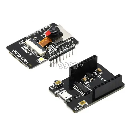 ESP32-CAM-MB – Carte de développement ESP32 WiFi/Bluetooth avec connecteur USB et module caméra OV2640