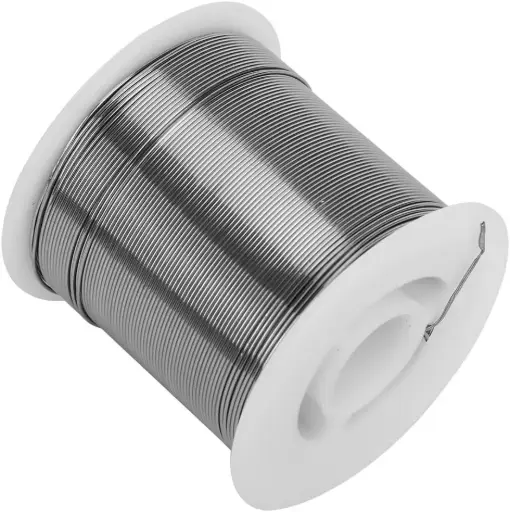 Fil de soudure 500 g, diamètre 0,8 mm avec flux 3,5 %, fil d’étain pour soudure, forte capacité de soudage pour l’électronique et l’électricité.
