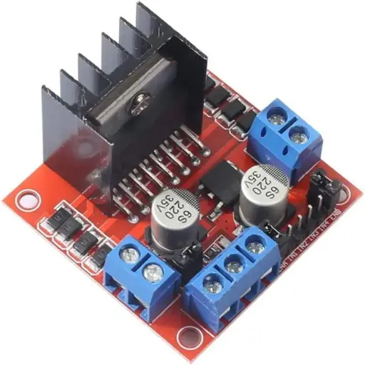L298N, Carte contrôleur de moteur – Module de commande avec double pont en H pour moteurs DC et pas-à-pas
