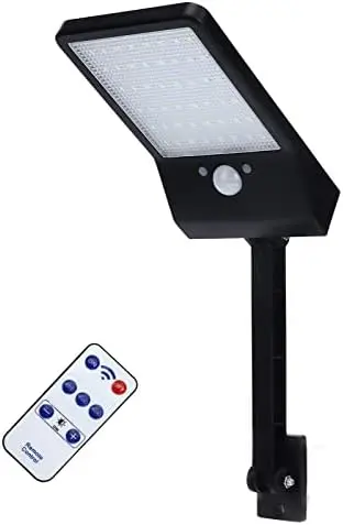 Lampe Solaire Murale 800 lm – Sécurité Maximale avec Détecteur de Mouvement & 48 LED Haute Luminosité