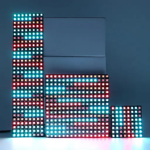 Matrice LED RGB WS2812 – Panneau 8×8 ou 8×32 P10 pour Arduino