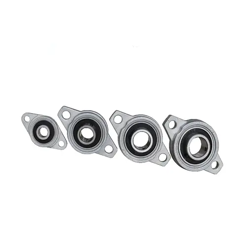 Palier à semelle avec bride série KFL en alliage de zinc – KFL06 KFL08 KFL10 KFL12 (diamètre d’axe 6 mm à 12 mm)