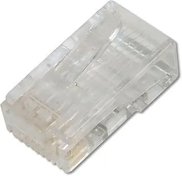 RJ45 Cat6 Connecteur Via Une Prise Modulaire Ethernet pour Connecteur de Passe à Travers Ethernet Modulaire Plug
