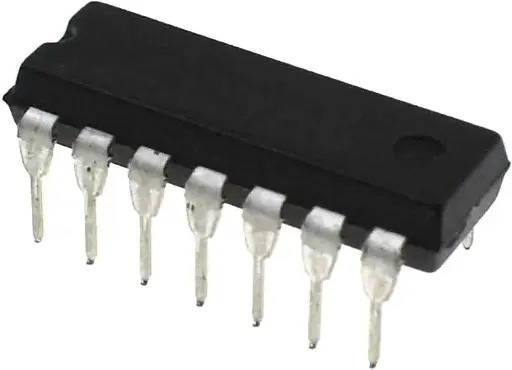 SN7406N, SN7407, SN74LS08N, ITT7409J, SN74LS10N : Circuits intégrés (puces) logiques série 74xx — Boîtier DIP-14