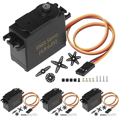 Servomoteur CC à engrenages métalliques à couple élevé MG996R – 180 degrés