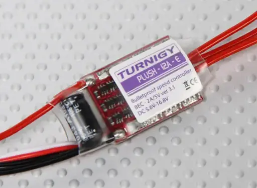 12amp ESC 2-4S, ESC TURNIGY Plush Speed Controller w/BEC