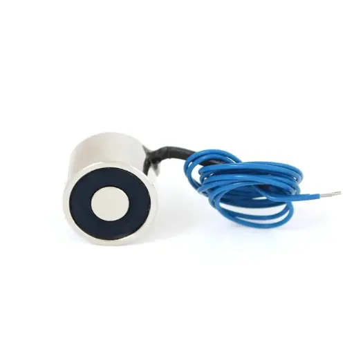 Électroaimant 25/20, force d’aspiration 2,5 kg (25 N), bobine solénoïde disponible en 5V/6V/12V/24V