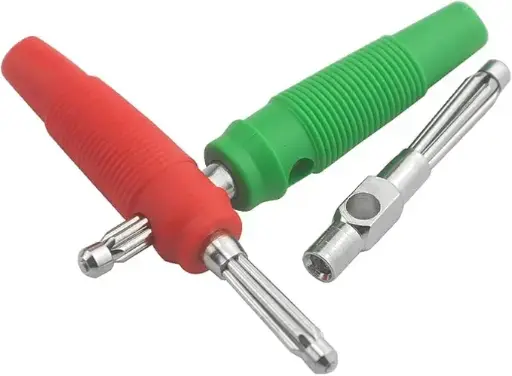 4mm Connecteur de fiche banane sans soudure pour équipement électronique