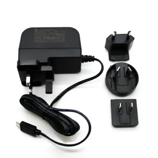 Alimentation Universelle USB-C 5 V 3 A OKdo (Royaume-Uni, UE, AUS, US) pour Raspberry Pi 4