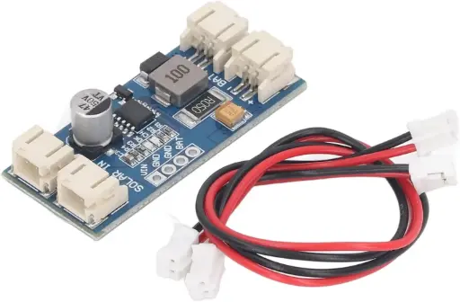 CN3791, 12 V, Carte de régulation de charge solaire – Contrôleur de charge solaire MPPT pour une batterie LiPo, module régulateur pour panneau solaire avec connecteur JST PH2.0, recharge automatique de la batterie, livré avec câbles.