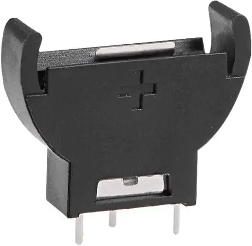 CR2032, Support vertical pour pile bouton