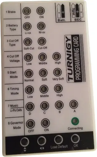 Carte de programmation BESC Turnigy