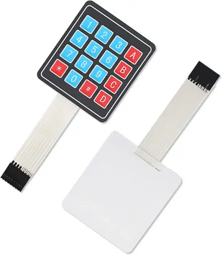 Clavier matriciel 4x4 à 16 touches, interrupteur à membrane, pour microcontrôleur