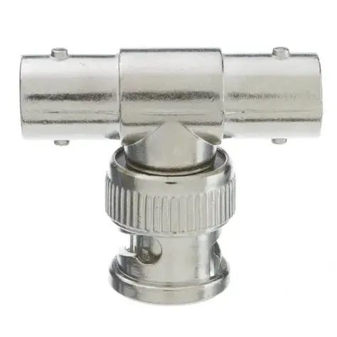 Connecteur BNC 2 Femelles / 1 Mâle BNC T