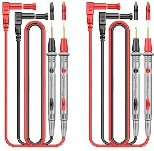 Câbles de sonde à pointe aiguille pour multimètre numérique – Fil de sonde de test 1000V 20A