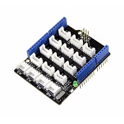 Grove Base Shield V2.0 pour carte d'extension Arduino IO, capteur UNO R3/R4, Module de démo de développement IO, Interface IIC I2C UART Grove