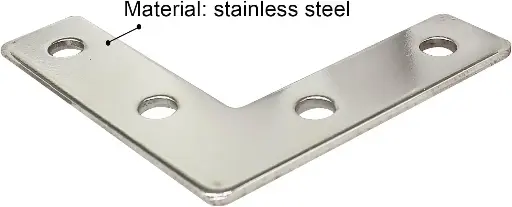 Lot Plaques de jonction en L + écrous en T M5 + vis M5×8 mm pour profilés aluminium 2020 – Connecteur d’angle T-slot / V-slot