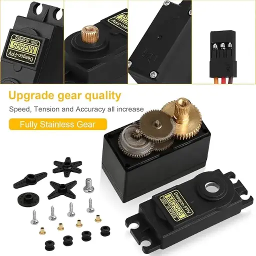 MG995 Servo Moteur à couple élevé Metal Gear 360