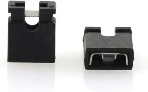 100 pièces – Cavaliers standard 2,54 mm pour connecteur à broches. Capuchons de court‑circuit pour bloc de connexion