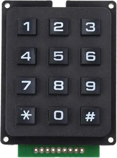 Module de Clavier à 12 Bouton avec Clavier 4x3
