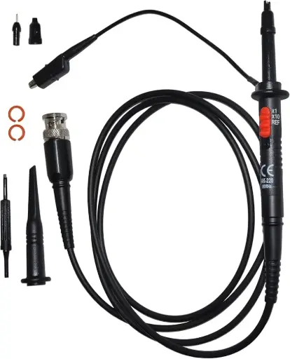 P TK-60, Sonde d'oscilloscope BNC 60 MHz avec accessoires, 1:1-10:1