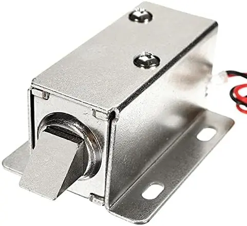 12V DC 1,1A Verrou électrique pour armoire – Assemblage solénoïde pour armoire, tiroir et porte