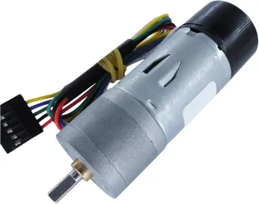 Puissance du véhicule DIY Micro Reductor Torque Motor Metal Gearbox Reducteur 12V Moteurs électriques Jga25-370 Dc Gear Motor Encoder Brosse à basse vitesse pompes Robot