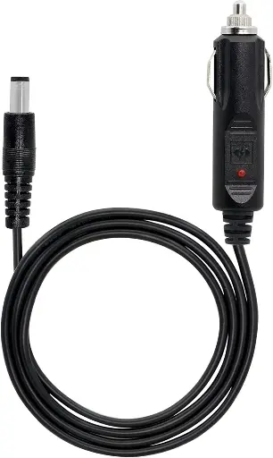 12V DC 5,5 mm x 2,5 mm Chargeur de voiture Cordon d'alimentation vers prise allume-cigare mâle pour appareil photo, CCTV