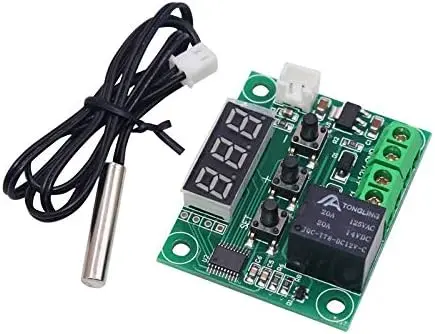 12V DC, Carte de contrôleur de température numérique, micro thermostat numérique 0–110°C, module de commutateur de contrôleur