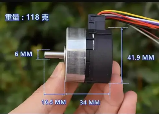 Servomoteur sans balais 24H DC 24 V Régulation de vitesse PWM Régulation de vitesse 100 lignes 6000RPM
