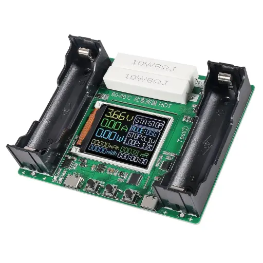 18650, Module testeur de capacité pour batterie lithium , affichage numérique MAh/MWh, détecteur de puissance, interface Type-C