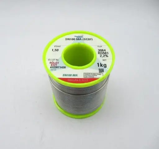 1Kg 1.5mm Sn 99.3 Cu 0.7 Solder Wire Tin Wire Soldering Wire with Strong Soldering Ability for Electronics Electrical