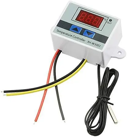 XH-W3001 DC 110V-220V 1500W 10A Microordinateur Numérique Contrôleur de Température Affichage Numérique Thermostat Interrupteur et NTC