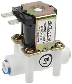 Électrovanne d'admission d'eau 12V (1/4" ou 3/8") Normalement Fermée pour Osmoseur Inverse